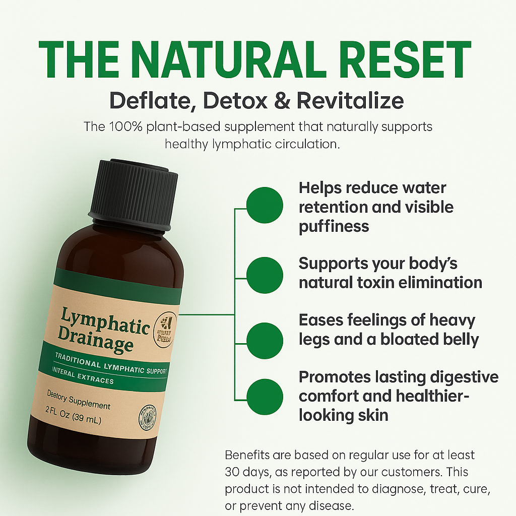 Liquid Lymphatic Drainage – Slimmer Face, Lighter Legs, Flatter Belly