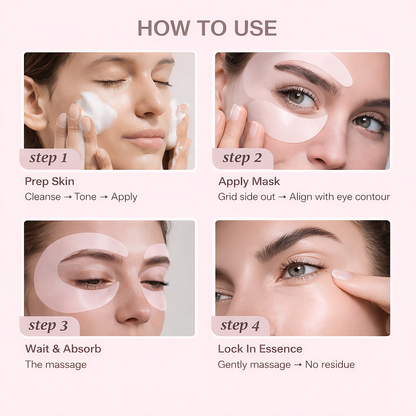 Peptide Bio-Collagen Eye Mask — Anti-Wrinkle & Dark Circle Treatment